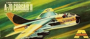 Aurora 1/48 LTV A-7D Corsair II 395